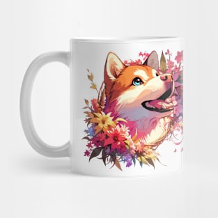 Kishu Ken Mothers Day Dog Mom Perfect Gift Portrait Mug